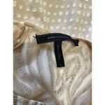 BCBGMAXAZRIA  Beige Kitra Lace Babydoll Peasant Long Sleeve Dress S Photo 5