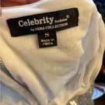 Hera Collection  Silver Sequin Flare Jumpsuit Photo 3