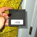 Mac Duggal NWT Yellow Sequined Ruched One Shoulder Gown - 26694 Photo 4