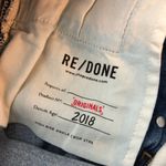 RE/DONE  Womens Jeans High Rise Ankle Crop Stretch Light 27 Wash Button Fly 24 Photo 4