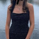 Lucy in the Sky  Mini Dress Black Sequin Photo 1