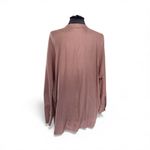 Vince  Silk Blend band-collar long-sleeve blouse in pink Size L Photo 1