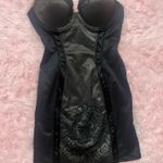 Black lace lingerie dress with mesh and lace details Photo 3