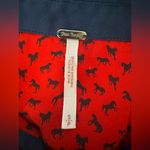 Free People  Horse Print Flowy Half Buttoned
Collared Blouse Flowy Equestrian SM Photo 8