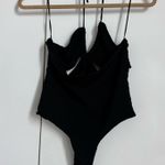 H&M  Bodysuit Cut-Out Black Photo 1
