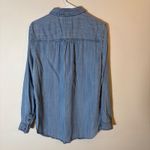 Pilcro Anthropologie  Chambray Shirt Size‎ Small Denim Blue Button Down Photo 5