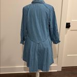 Free People New With Tags  Hannah Denim Mini Dress Sz XS (fits like a M) Photo 2
