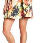 Black Halo Floral Skirt w/ Pockets Size 12 Photo 0