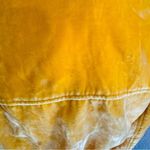Cinq à Sept Mathieu Velvet Utility Jacket in Sunflower, Size Medium, EXCELLENT Gold Photo 7
