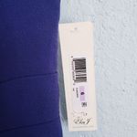 Eliza J  Ella Ruffle Cascade Crepe Sheath Navy Blue Dress Photo 5