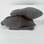 Anne Klein Kennedy Women's Sz 8m Brown Faux Suede Knee High Wedge Boots Photo 9