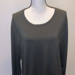 Athletic Works  dark green stretchy long sleeve athletic shirt Photo 1