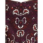 Laundry by Design NWT Midi Dress Printed 3/4 Sleeve Women's Size 8 Boysenberry Photo 9