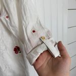 Kindred  White Floral Embroidered Semi Sheer Button Down P33 Photo 3