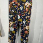 Spartina 449  Blue Floral Women’s Stretch Pull On style Pants Size XL EUC Photo 4