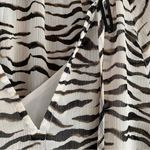 H&M MAMA Zebra Print Chiffon Maternity Dress Size S/M Photo 5