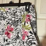 Simply Irresistible Circle Skater Skirt Floral Graffiti Pattern 30 Inch Waist Size 8 Photo 3