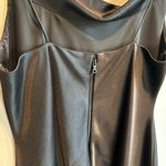 Alice + Olivia Black Harmony Satin Spaghetti Strap Mini Dress - size 8 Photo 6