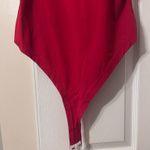Red Tank Top Bodysuit Size L Photo 2