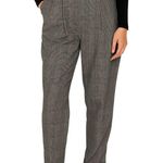 Vintage Valerie Stevens Black And White Houndstooth Plaid Trousers Pants Size 10 Photo 0