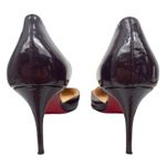 Christian Louboutin Iriza 70mm Half d'Orsay Pumps Dark Red Size 38.5 Photo 8