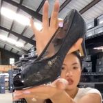 Adrianna Papell Juliette Black Aria Mesh Peeptoe Dress Pump New in Box MSRP $128 Photo 8