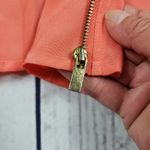 Romeo + Juliet Couture  Orange Sleeveless Zippered Peplum Top Women's Size XS Photo 9