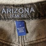 Arizona Jeans Arizona Jean Shorts Womens Juniors Size 21 Black Distressed Hi-Rise Raw Hem NWT Photo 4