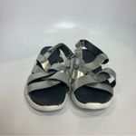 Cole Haan  zerogrand silver leather criss cross sandals women’s‎ size 7.5 casual Photo 2
