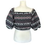 Anthropologie Dolan Left Coast Embroidered Crop Top Photo 2