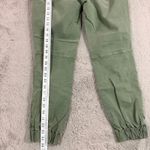 J. Crew Utility Zip Cuff Ankle Pants Olive Green Size 2 Pockets School‎ Photo 2