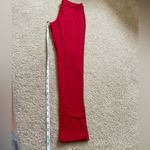 Faded Glory  Vibrant Red Cotton Leggings Photo 1