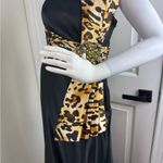 Cinderella  Elegant Black and Leopard Print Gown SIZE Photo 4