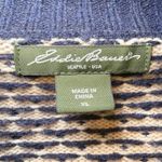 Eddie Bauer  Wool Fair Isle Cardigan Sweater Grandmacore 90s Vintage Warm XL Photo 4