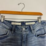 Anthropologie Pilcro Red Beaded Tassel Hem Slim Boyfriend Jeans Photo 1