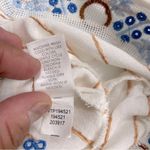 J.Jill  Very Pretty Lilah Textured-Stripes
Embroidered Top size L Photo 9