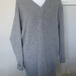 Athleta  Heather Gray V-Neck Sweater Photo 0