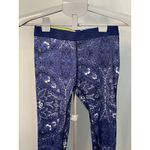 SKINS Women's Medium Blue Paisley Print Athletic Running Leggings Tights Photo 1