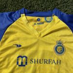 Cristiano Ronaldo Al Nassr FC 22/23 Authentic Yellow Home Soccer Jersey Photo 3