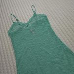 Victoria's Secret Victoria’s Secret Lace Sheer Lingerie Slip Dress Sz M Medium Teal Green Photo 11