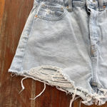 Wild Fable Women's Light Blue Distressed High Ride Jean Cutoff Shorts Size 6 Photo 1