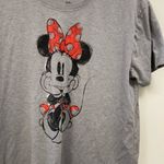 Disney  Mini mouse grey t-shirt size Large Photo 0