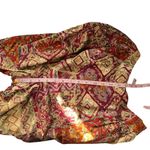 Vintage Ms Choice Shorts Womens Medium Floral Boho Artsy Vacation Relaxed Indie Tan Photo 7