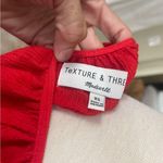 Madewell EUC Texture & Thread Women’s Shirt Size XS Peasant Top Puff Sleeve Photo 5