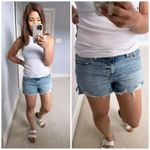 Aerie  Daydream Denim Shorts Distressed Medium Wash XL 12/21 cut Photo 8