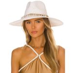 Nikki Beach Barbados Hat in White One Size Womens Beach Garden Sun Photo 0