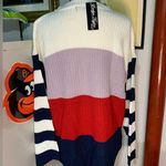 Evelyn Taylor Color Block Sweater Size L Photo 4