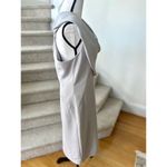 AQ/AQ  Oyster Veronika Grey Cowl Neck Sleeveless Sheath Dress Photo 3