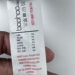 Boohoo Booohoo Black Square Neck Ruched Mesh Bodycon Dress Sexy Coctail Party Sz 12 Photo 11