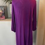 Newport News Purple Open Front Long Duster Photo 1